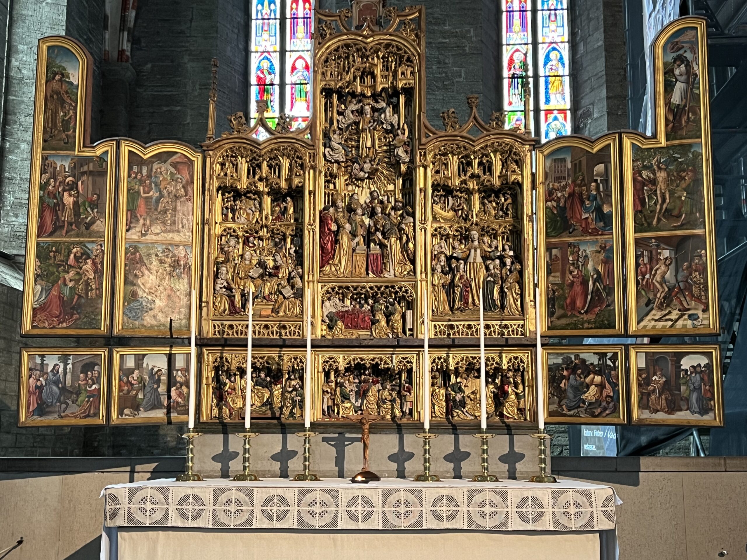 Vadstena kloster och Gränna, sedan hemåt till trygga hemmet.